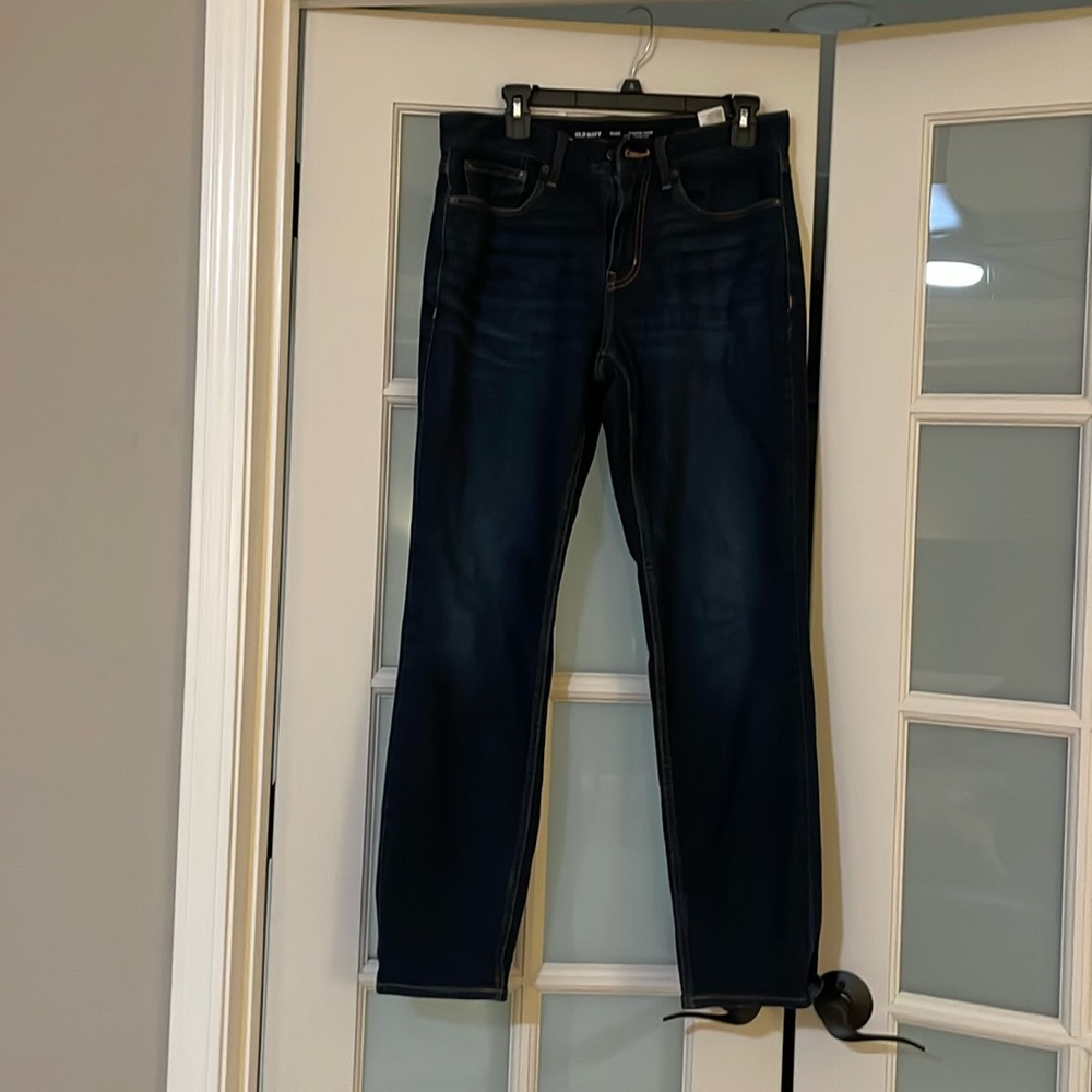 Old Navy Men’s jeans Athletic taper Built-In Flex dark 31X32